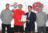 bhaichung bhutia football school in landmark partnership
